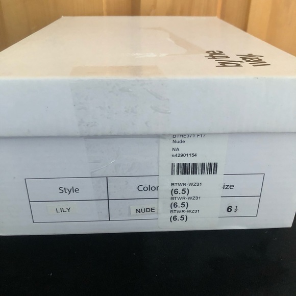 By The Way Blush Pearl Heels. Bride or Bridesmaid - Picture 8 of 8